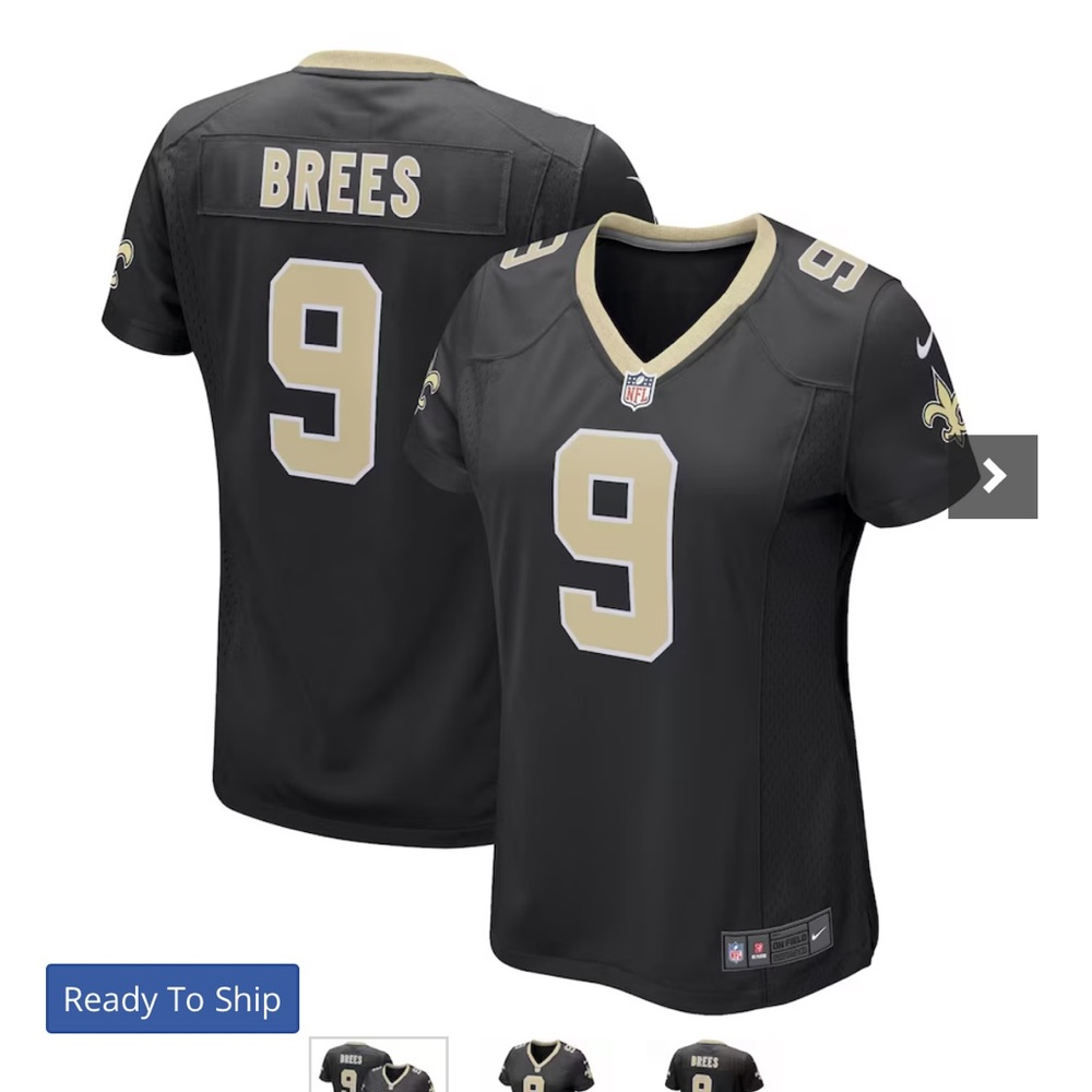 New Orleans Saints Drew Brees Nike Jersey